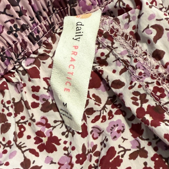 Anthropologie Purple Patterned Joggers - Picture 11 of 12